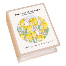 UNHEVE 可愛花朵相簿 橫式 14 x 10 cm, 07 黃色鬱金香, 200張