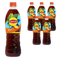 립톤 제로 복숭아 아이스티, 500ml, 6개