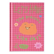 Monolike Unmatched Friends 6個月萬年型手帳, 1個, 02 桃紅色