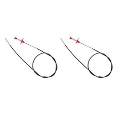 Jeongsang I&N 排水管清潔器 管道疏通萬用鋼絲夾 2入, 混合色