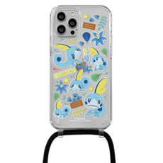 포켓몬 가든 스티커 목걸이 스트랩 휴대폰 케이스