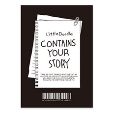 Monolike B6 Little Doodle 6個月萬年型日記, 1個, 08 Notepad