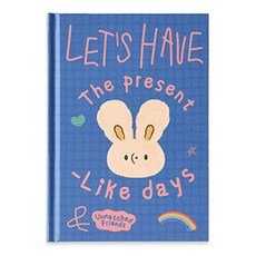 Monolike Unmatched Friends 6個月萬年型手帳, 1個, 01 藍色