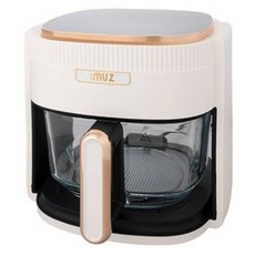 imuz M-uing Glass 透明易清洗可分離式炸籃氣炸鍋 4.5L, Mu-45GA, 單一顏色