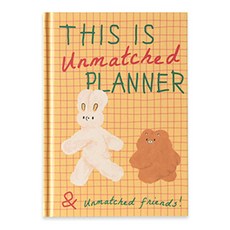 Monolike Unmatched Friends 6個月萬年型手帳, 1個, 05 黃色