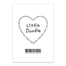 Monolike B6 Little Doodle 6個月萬年型日記, 1個, 04 One love