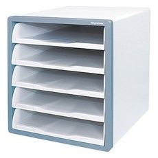 kapamax 開放型文件櫃, 薄荷綠, 5層