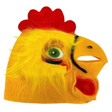 Party09 憤怒雞派對面具, 1個, 混合顏色