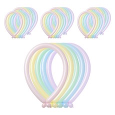 Joy Balloon 魔術氣球 260 粉彩混合, 100個, 隨機出貨