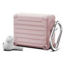 미아크 실리콘 캐리어 이어폰 케이스, 미스티로즈, 1개, 에어팟 프로 / 프로2