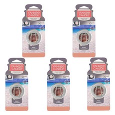 YANKee CANDLe 出風口夾式車用芳香劑 4ml 正裝, 5個, 粉紅沙灘