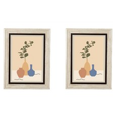 Daysoy 復古彩色裝飾相框, 黑色木質, 2個