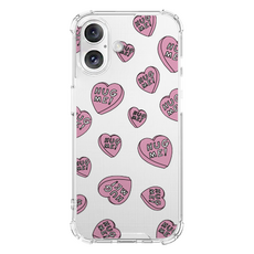 루다 허그미 파스텔 하트 방탄 젤리 휴대폰 케이스