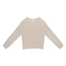 두낫플랜 여성용 홀가먼트 세미 보트넥 니트