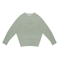 두낫플랜 여성용 홀가먼트 양두 라운드 니트