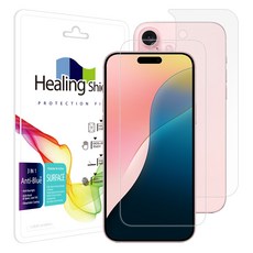 힐링쉴드 블루라이트차단 휴대폰 액정보호필름 + 후면 보호필름 세트, 1세트