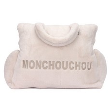 MONCHOUCHOU 狗狗Mon汽車座椅毛絨版23, 奶油色, 1個