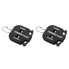 Likes 高爾夫計分器, 黑色, 2個