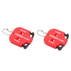 Likes 高爾夫計分器, 紅色, 2個