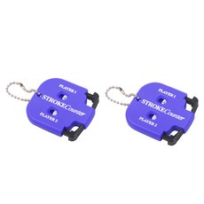 Likes 高爾夫計分器, 藍色, 2個