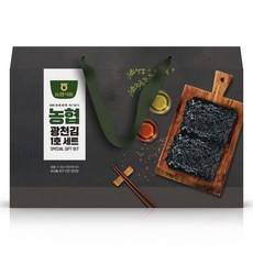 농협 참기름 광천김 2p + 들기름 광천김 선물세트 1호, 1세트