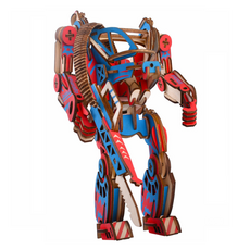 麗娜藍 沉浸童心世界 DIY 機器人 3D 拼圖 設計11, 1個, 混合色