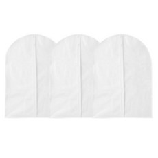 Phineas 基本款拉鍊式衣物防塵套, 3個, 1入