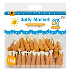 졸리마켓 강아지 치킨봉 육포, 닭고기, 1kg, 1개
