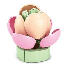 迷你小屋 多肉植物 3D拼圖 11號款, 1個, 混合顏色, 120件