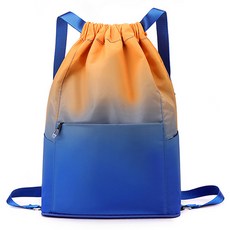 PDS스포츠 그라데이션 접이식 드로스트링 스포츠 짐색, 02, 1개