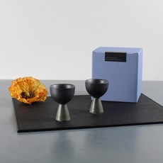 Dalsogum 陶瓷長鼓酒杯 50ml x 2入 情侶組, 森林, 1套