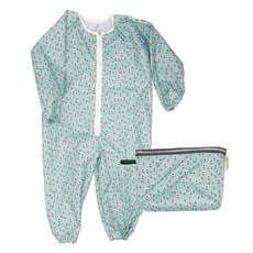 BEBE CHOUETTE 兒童防水連身全身美術畫袍收納袋套組