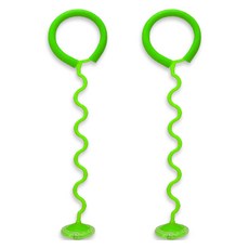 Healing Spot LED 捲捲腳踝跳繩 2件組, 綠色 + 綠色, 1套