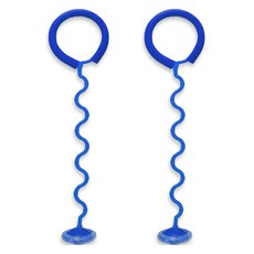 Healing Spot LED 捲捲腳踝跳繩 2件組, 藍色 + 藍色, 1套