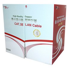 LAN Star CAT5E SFTP 單芯 藍色 製作專用 網路線 LS-5SFTP-B300M, 1個, 300m