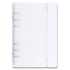 wannathis 6孔 PP活頁夾外殼 A6, 白色, 1個
