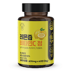 SpecialNature 檸檬汁維他命C錠 36g, 60錠, 1個