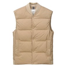 헤지스 남성용 경량 구스다운 베스트