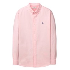 헤지스 남성용 옥스포드 긴소매 면 셔츠