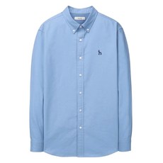 헤지스 남성용 옥스포드 긴소매 면 셔츠