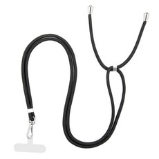 GOOSPERY 防遺失手機肩背頸掛繩, 1個, 黑色