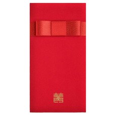 Maket Gamseong 紅色信封 蝴蝶結裝飾 信封 紅色 紅色扁平蝴蝶結, 1個