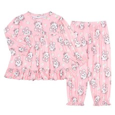 mollimelli friends 女童 Mikko Characters Blossom Peach Warm 睡衣上下套裝