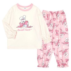 mollimelli friends 女童 Sweet Love 蜜桃絨睡衣上下套裝