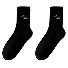 Robrococo休閒高爾夫中筒襪, 黑色, 2個