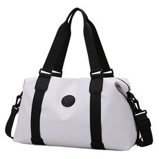 Robrococo大容量防水高爾夫波士頓包, 白色