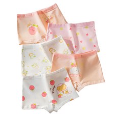 IBboom 女童可愛平口內褲5件組 C84-1