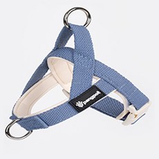 PANGPOT 狗狗Easy Two胸背帶, 藍月色, 1個