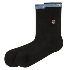 Lovroco 休閒氣墊減壓高筒高爾夫球襪, 1套, 黑色