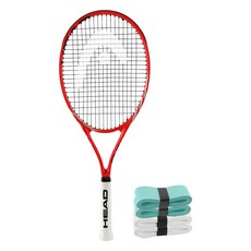 HEAD 海德 Spark Elite 102 網球拍 + Pro 專業握把布 2件組, 紅色 + 白色 + 薄荷綠, 1套, 單一商品